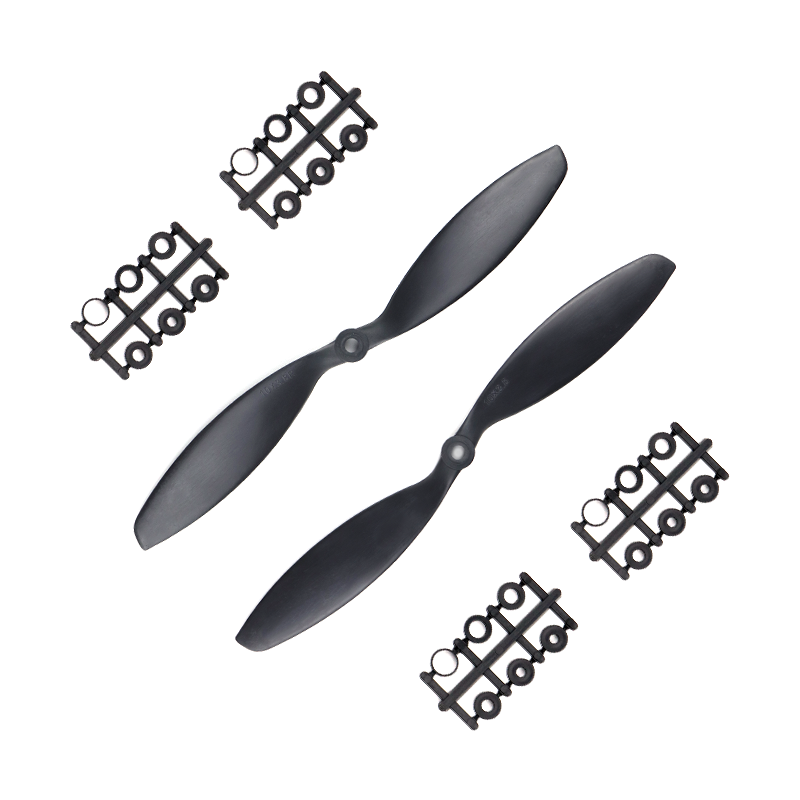 Pro-Range 1038 (10x3.8) Carbon Nylon Propellers 1CW+1CCW Pair - Black - Image 2