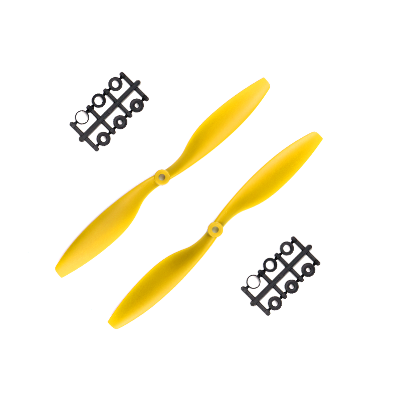 Pro-Range 1045 (10x4.5) ABS Propellers 1CW+1CCW Pair - Yellow - Image 2