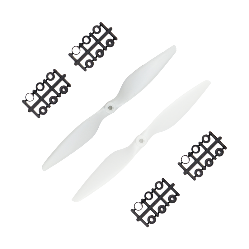 Pro-Range 1045 (10x4.5) Glass Fiber Nylon Propellers 1CW+1CCW Pair - White - Image 2