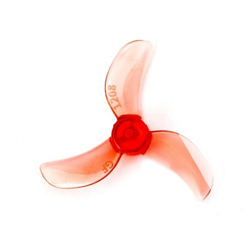 Pro-Range 1208 31mm PC 3-Blade 0.8mm Propellers 4CW+4CCW - Clear Red