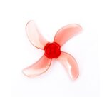 Pro-Range 1209 31mm PC 4-Blade 0.9" Pitch Propellers 4CW+4CCW - Clear Red