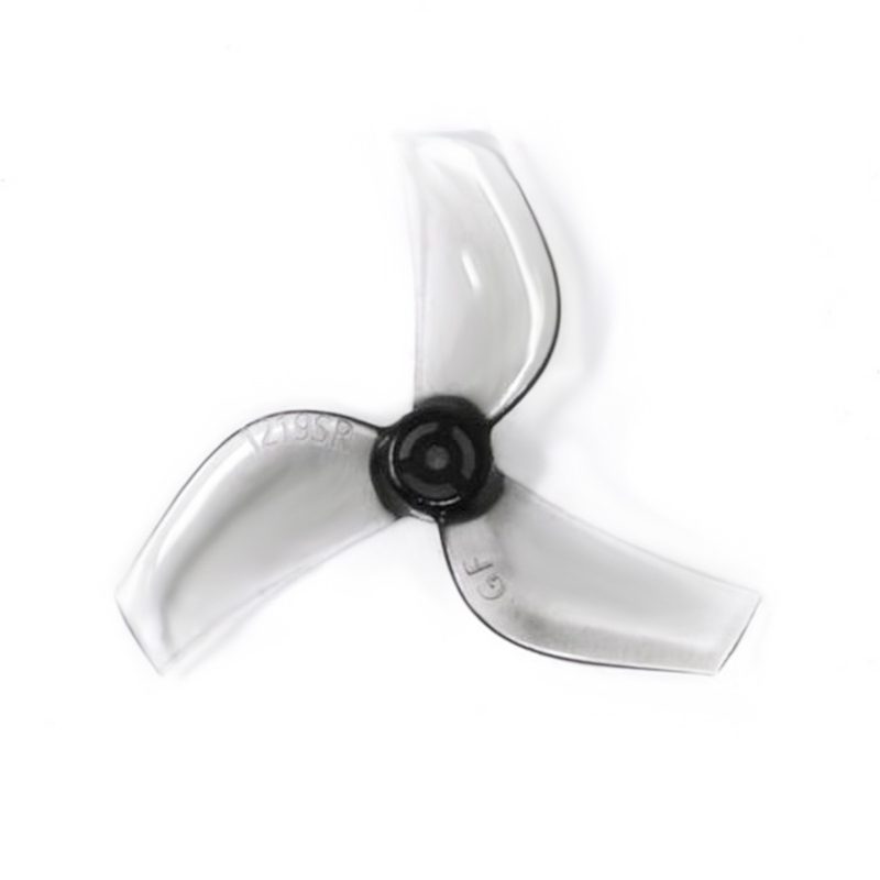 Pro-Range 1219S PC 3 Blade 1mm Propellers 4CW+4CCW - Clear Gray
