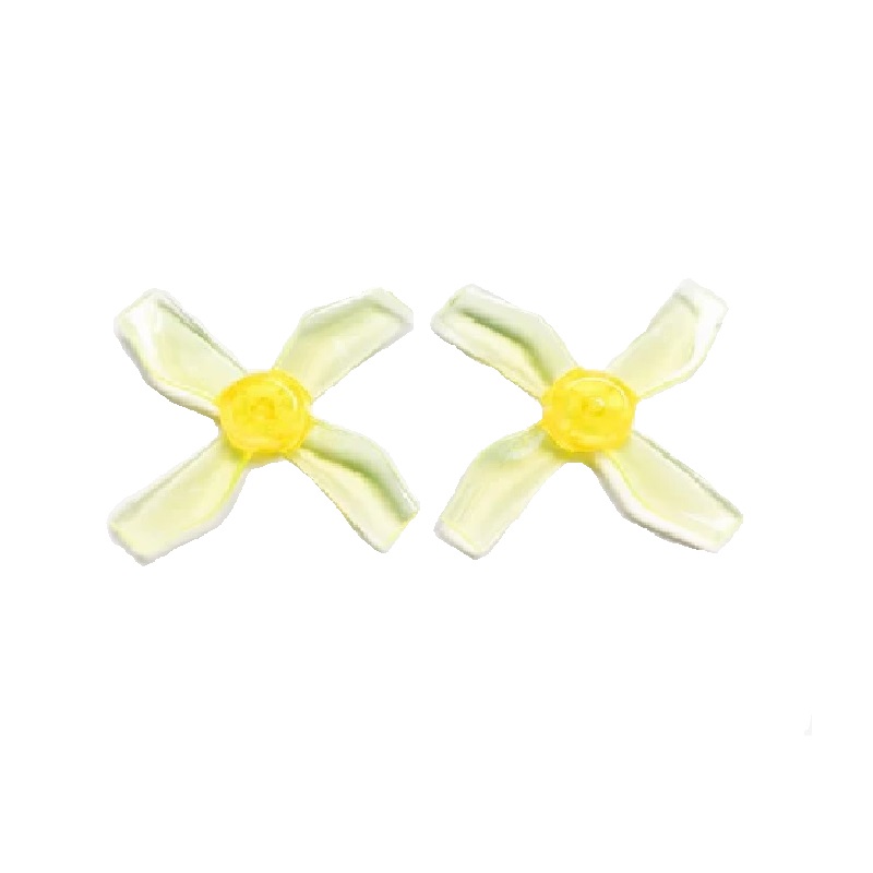 Pro-Range 1220 31mm 4-Blade 2" Pitch Propellers 4CW+4CCW - Clear Yellow - Image 2