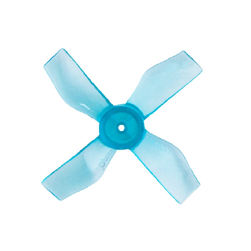 Pro-Range 1220 31mm PC 4-Blade 1mm Shaft Propellers 4CW+4CCW - Clear Blue - Image 2