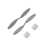 Pro-Range 1238 Glass Fiber Nylon Propellers 1CW+1CCW Pair - Gray