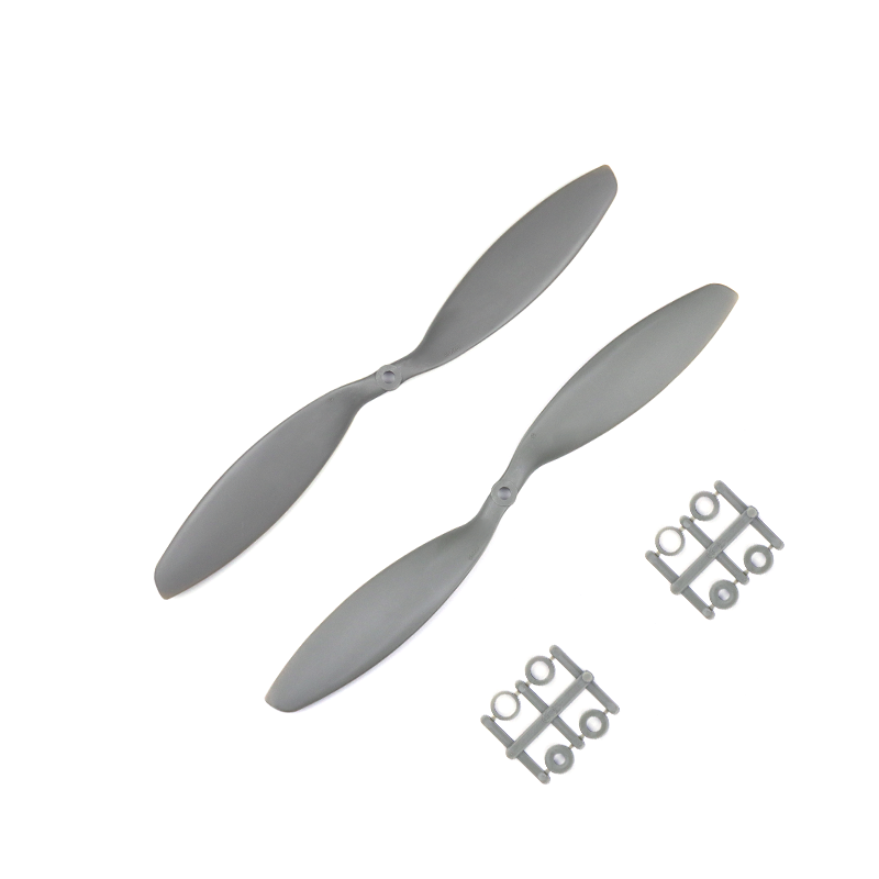 Pro-Range 1238 Glass Fiber Nylon Propellers 1CW+1CCW Pair - Gray