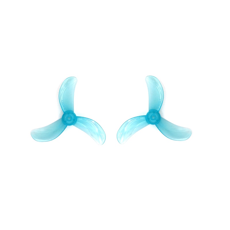 Pro-Range 1608 PC 3-Blade 40mm Propellers 4CW+4CCW - Clear Blue - Image 2