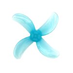 Pro-Range 1609 40mm 4-Blade 1.5mm Shaft Propellers 4CW+4CCW - Clear Blue