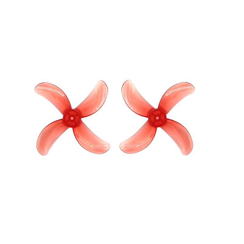 Pro-Range 1609 40mm 4-Blade 1.5mm Shaft Propellers 4CW+4CCW - Macho Pink - Image 2