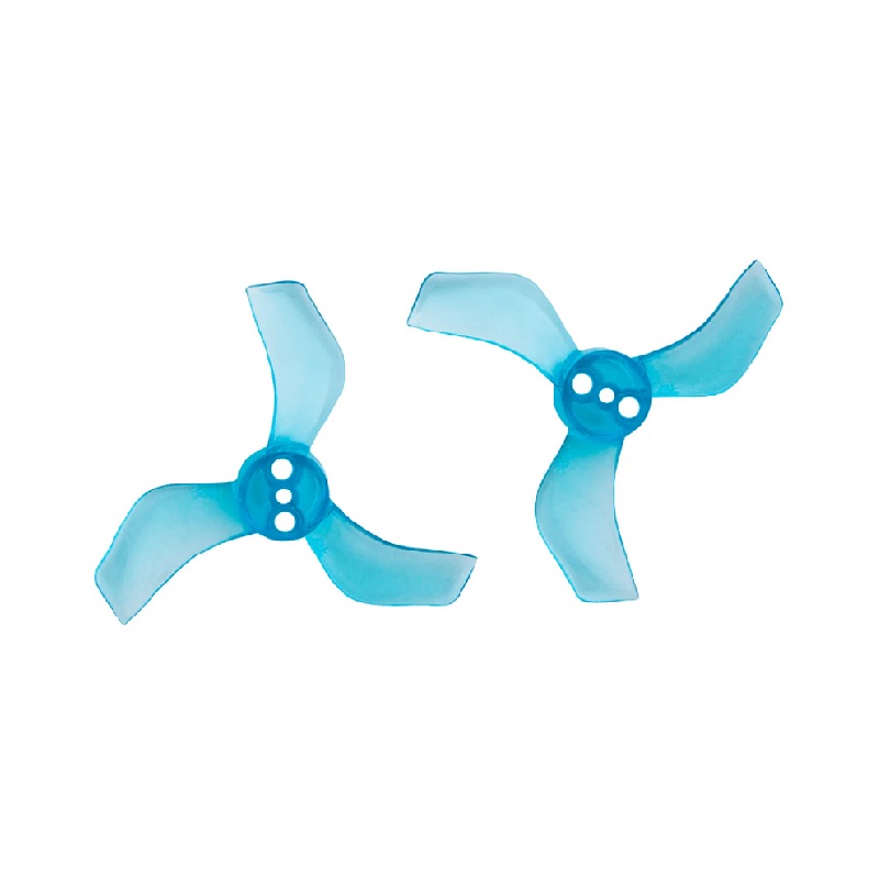Pro-Range 1635 40mm 3.5 Pitch PC 3-Blade Propellers 4CW+4CCW - Clear Blue - Image 2