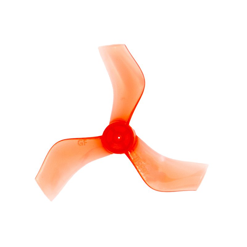 Pro-Range 1635 40mm 3-Blade 3.5" Pitch Propellers 4CW+4CCW - Clear Red - Image 2