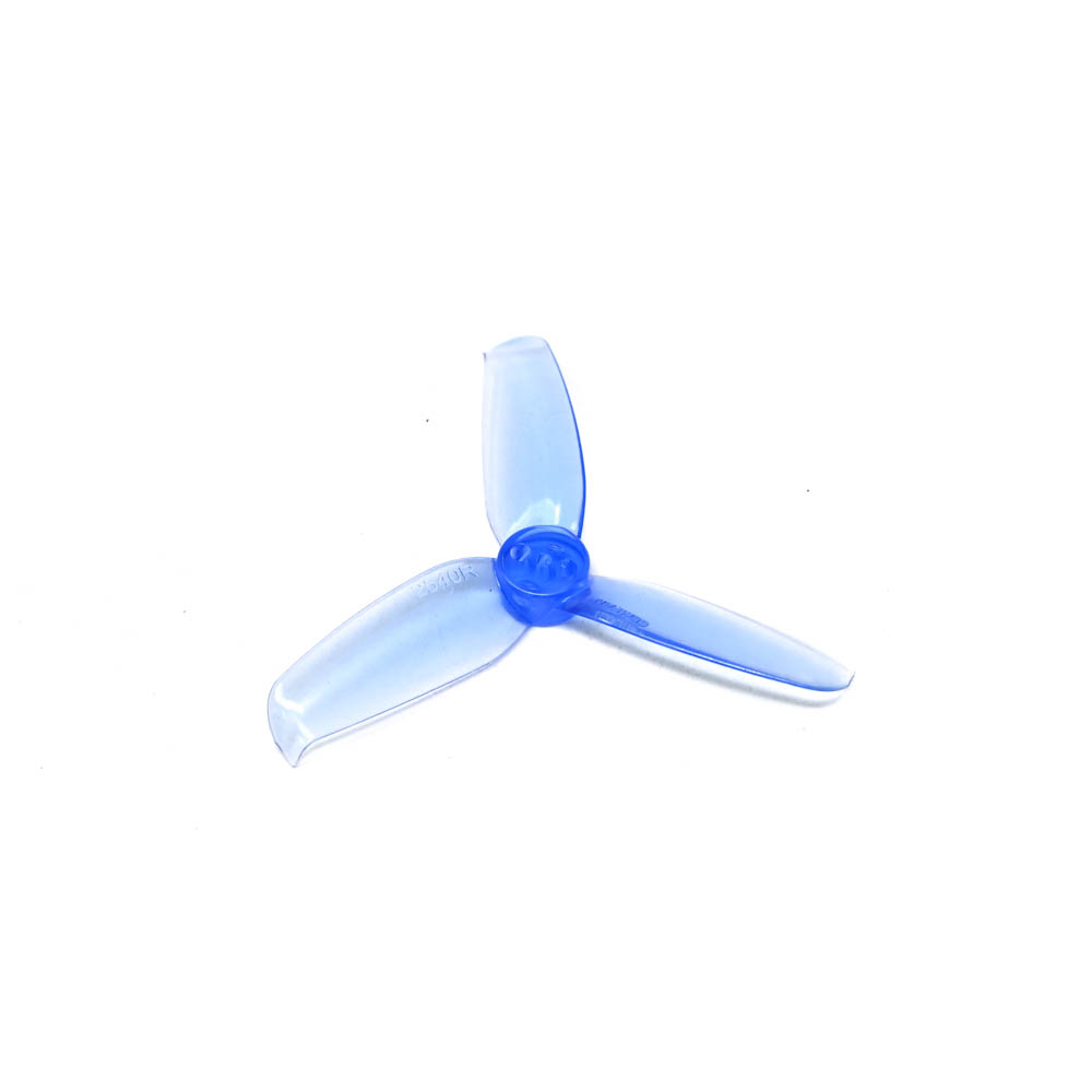 Pro-Range 2540 Flash PC 3 Blade 1.5mm Propellers 4CW+4CCW - Clear Blue - Image 2