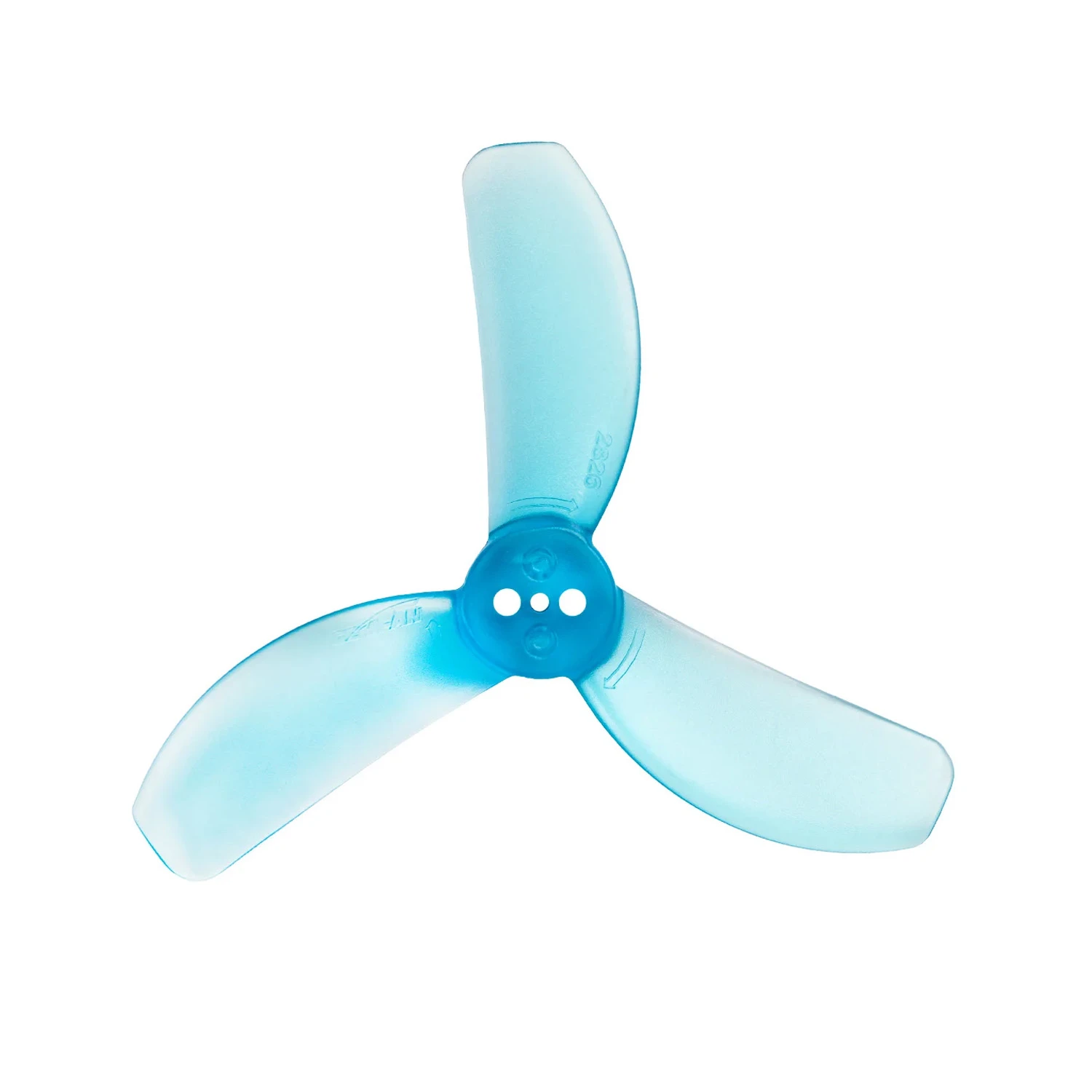 Pro-Range 2826 Drone Soccer PC 3-Blade Propellers - Clear Blue