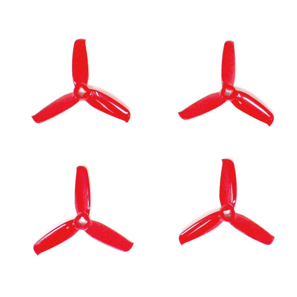 Pro-Range 3052(3X5.2) Tri-Blade Flash Propellers 2CW+2CCW - Ferrari Red - Image 2