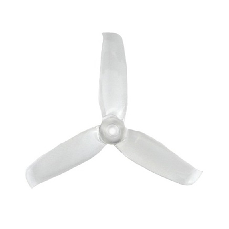 Pro-Range 4052 (4x5.2) Tri-Blade Flash Propellers 2CW+2CCW 2 Pair - Transparent