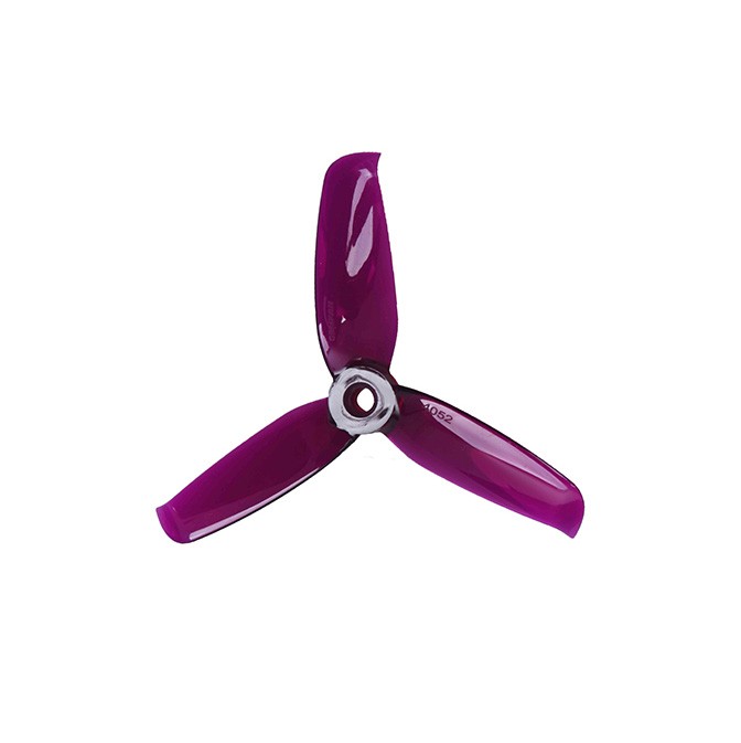 Pro-Range 4052 Tri-Blade Flash Propellers 2CW+2CCW 2 Pair - Transparent Purple - Image 3