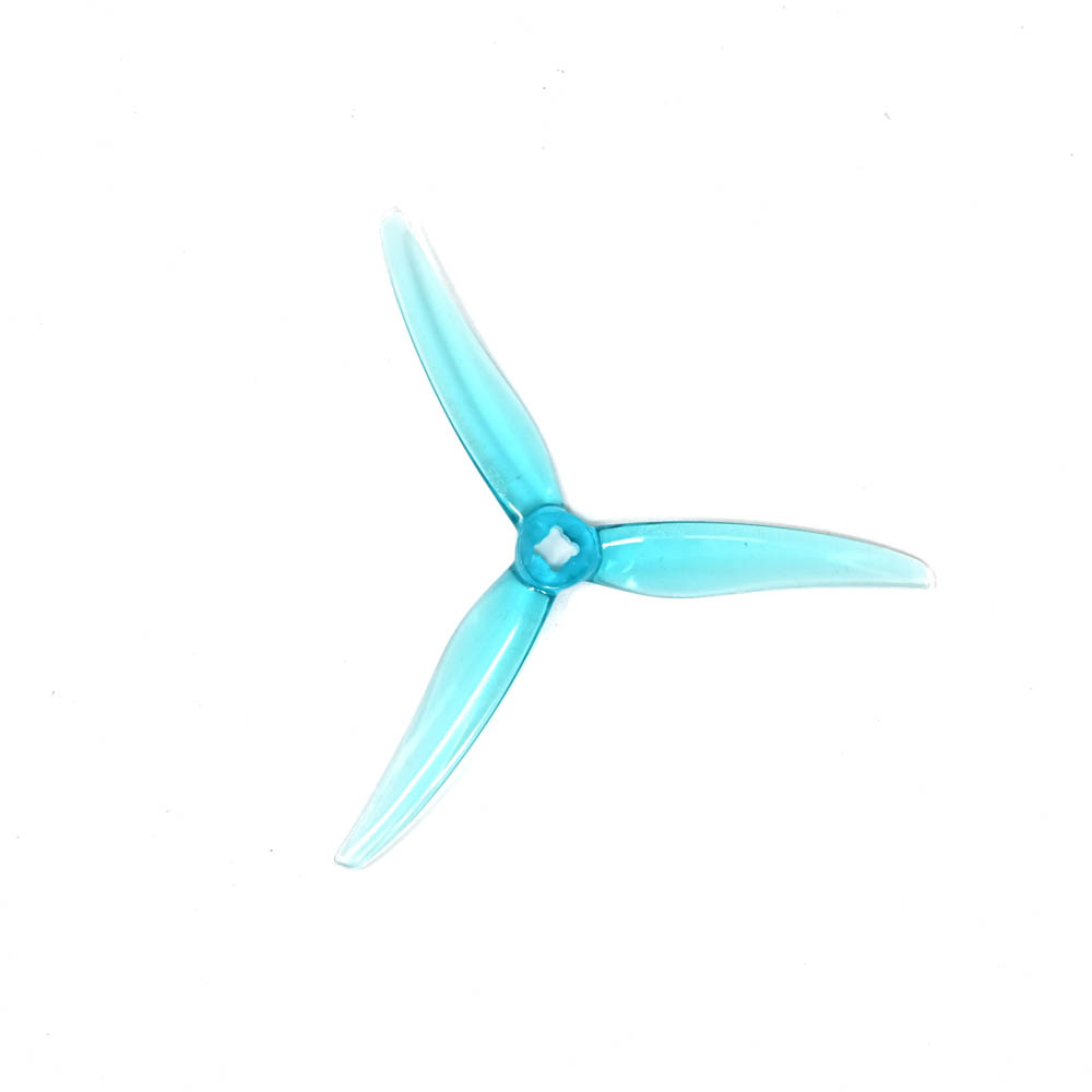 Pro-Range 4525 Hurricane PC 3 Blade Propellers 2CW+2CCW - Clear Blue - Image 2