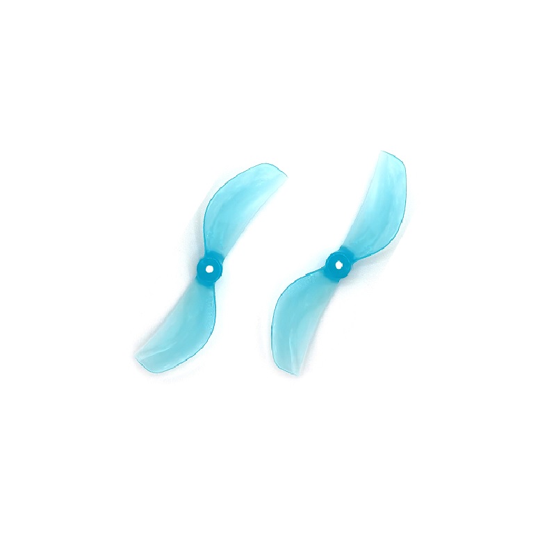 Pro-Range 45mm PC 2 Blade 1.5mm Propellers 4CW+4CCW - Clear Blue - Image 2