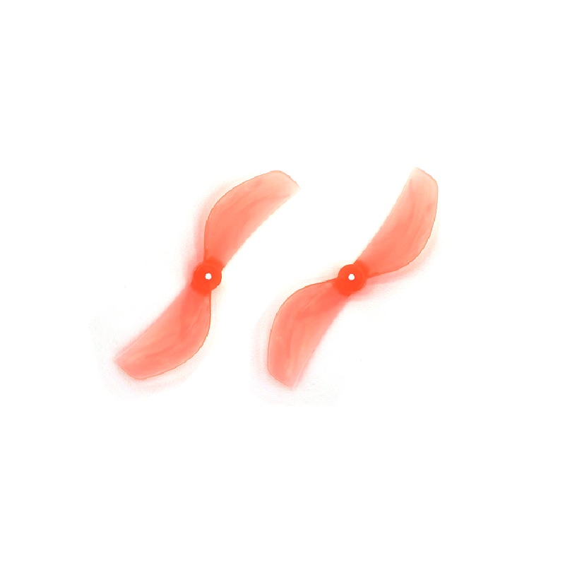 Pro-Range 45mm PC 2 Blade 1mm Propellers 4CW+4CCW - Clear Red - Image 2