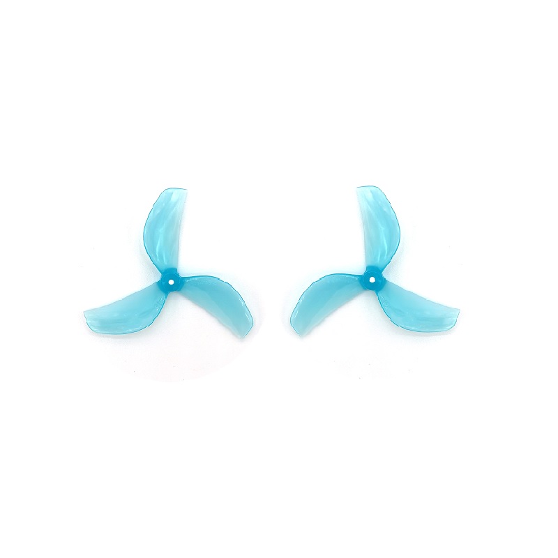 Pro-Range 45mm PC 3-Blade 1.5mm Propellers 4CW+4CCW - Clear Blue - Image 2