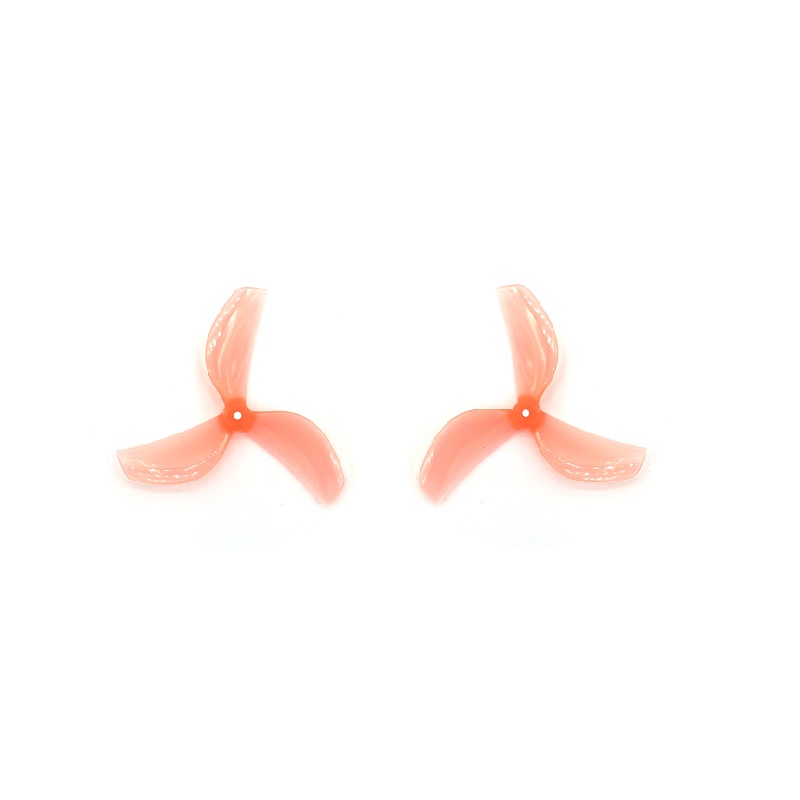 Pro-Range 45mm PC 3-Blade 1mm Propellers 4CW+4CCW - Clear Red - Image 2
