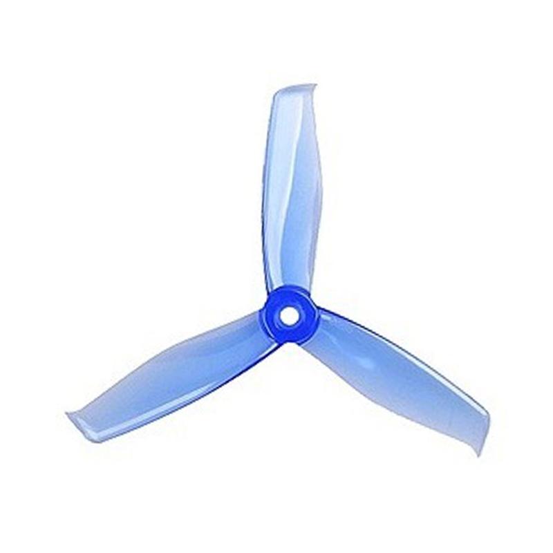 Pro-Range 5055 Tri-Blade Flash Propellers 2CW+2CCW 2 Pair - Clear Blue