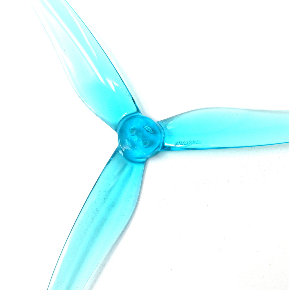 Pro-Range 5125 PC 3-Blade Propeller (2CW+2CCW) - Clear Blue - Image 3