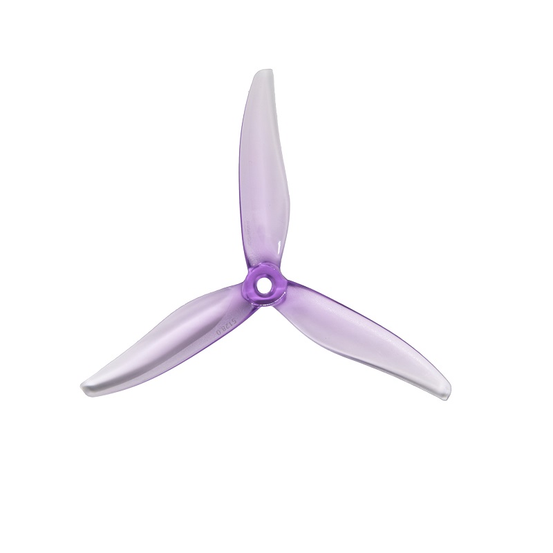 Pro-Range 5128.0 Tri Blade Fury Propellers 2CW+2CCW 2 Pair - Purple - Image 2