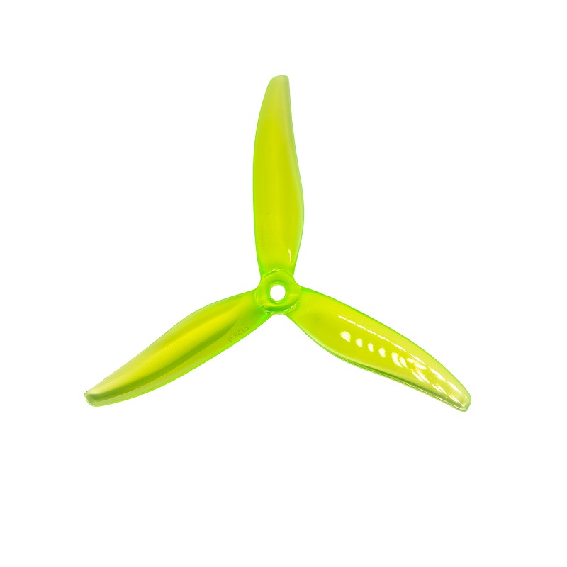 Pro-Range 5128.0 Tri Blade Fury Propellers 2CW+2CCW 2 Pair - Radioactive Green - Image 2
