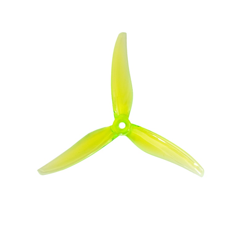 Pro-Range 5131.0 Tri Blade Fury Propellers 2CW+2CCW 2 Pair - Radioactive Yellow - Image 2