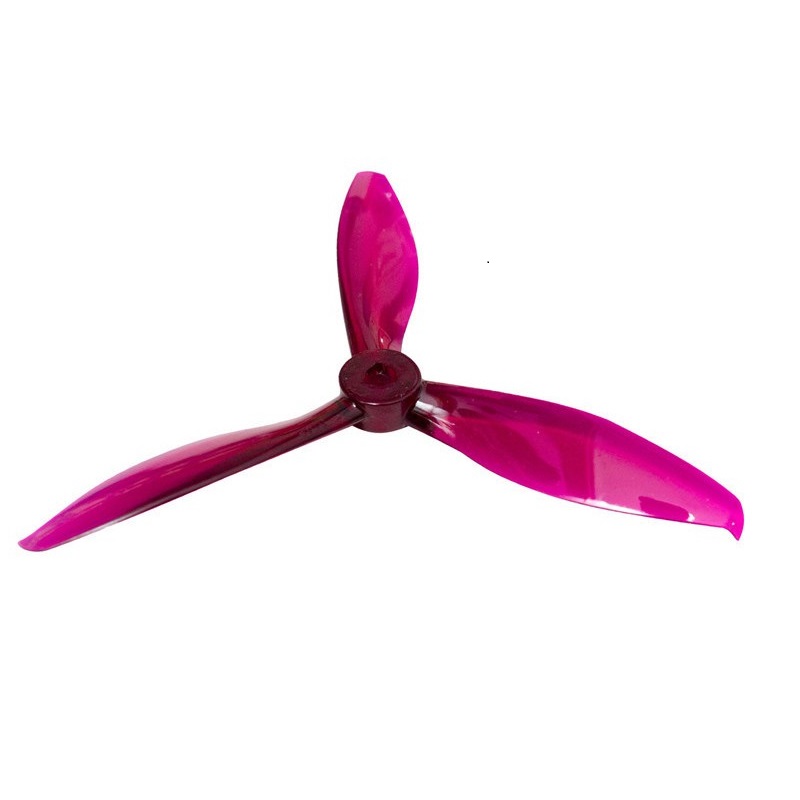 Pro-Range 5149 (5.1x4.9) Tri-Blade Flash Propellers 2CW+2CCW - Transparent Purple - Image 4