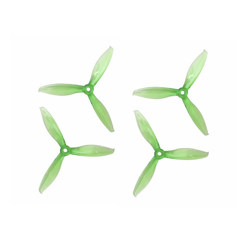 Pro-Range 5149 Tri-Blade Flash Propellers 2CW+2CCW - Transparent Green - Image 2