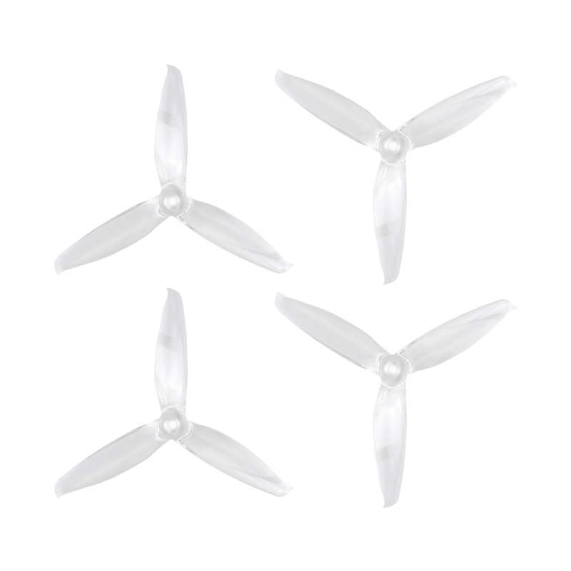 Pro-Range 5152 Tri Blade Flash Propellers 2CW+2CCW 2 Pair - Transparent - Image 2