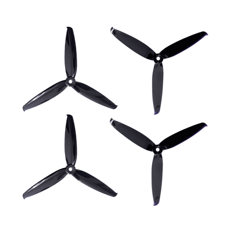 Pro-Range 6042 (6x4.2) Tri Blade Flash Propellers 2CW+2CCW 2 Pair - Black - Image 2