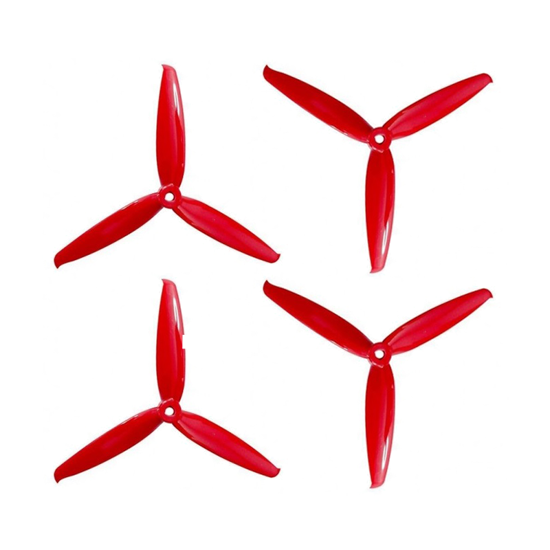 Pro-Range 6042 Tri Blade Flash Propellers 2CW+2CCW 2 Pair - Ferrari Red - Image 2