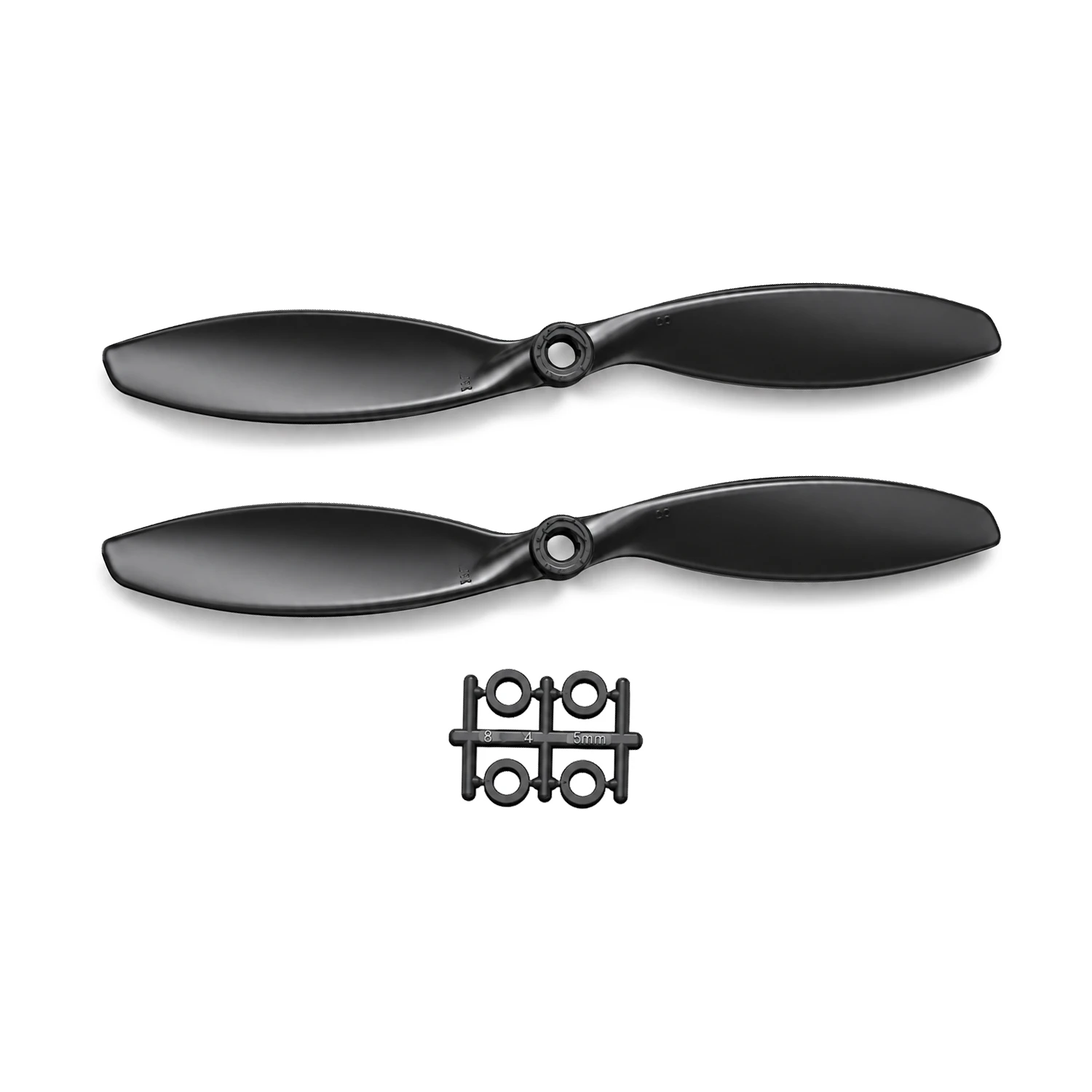 Pro-Range 8038 (8x3.8) ABS Propellers 1CW+1CCW Pair - Black - Image 2