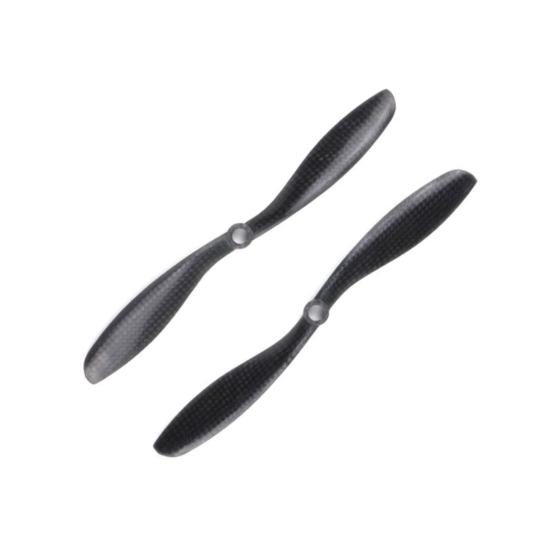 Pro-Range 8045 (8x4.5) Carbon Fiber Propellers 1CW+1CCW Pair - Black