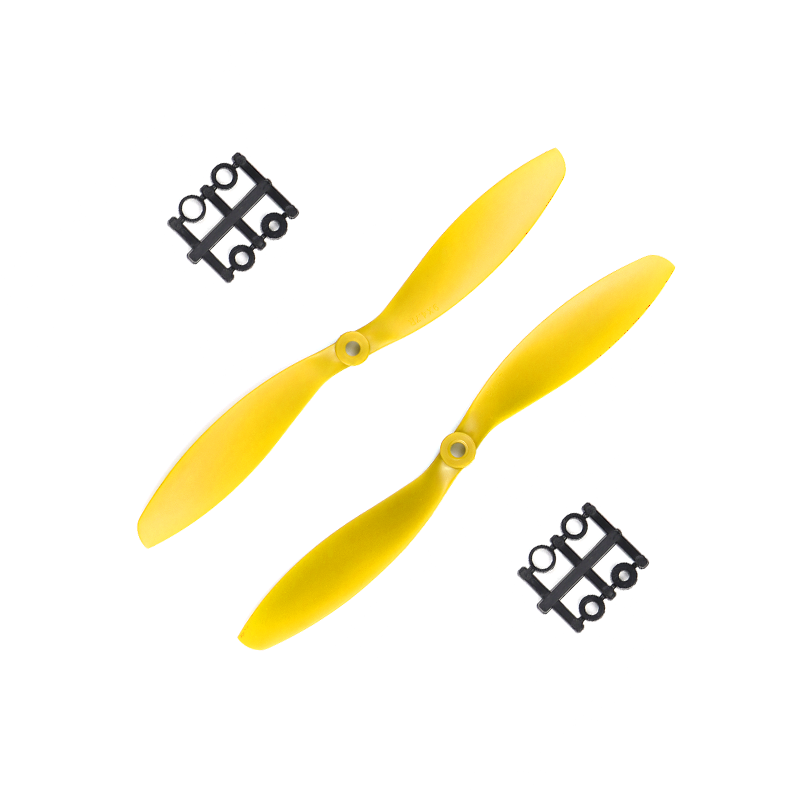 Pro-Range 9047 (9x4.7) ABS Propellers 1CW+1CCW Pair - Yellow - Image 2