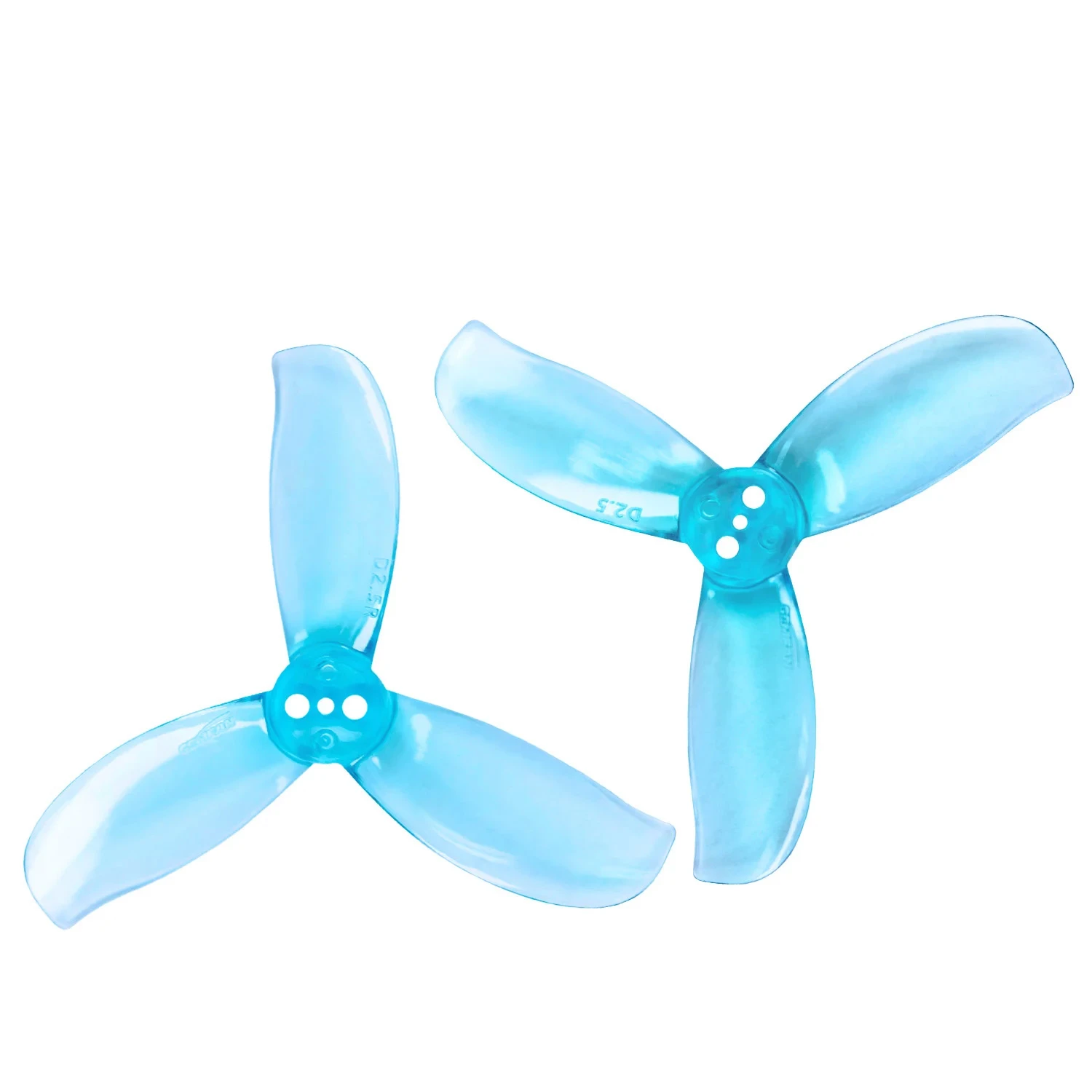 Pro-Range D2.5 Ducted PC 3-Blade Propellers 4CW+4CCW Pack - Clear Blue - Image 2