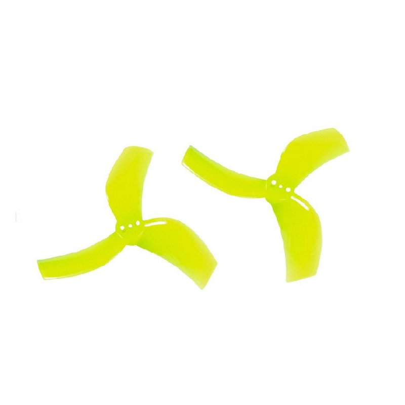 Pro-Range D63 Ducted PC 3 Blade 1.5mm Propellers 4CW+4CCW - Yellow - Image 2