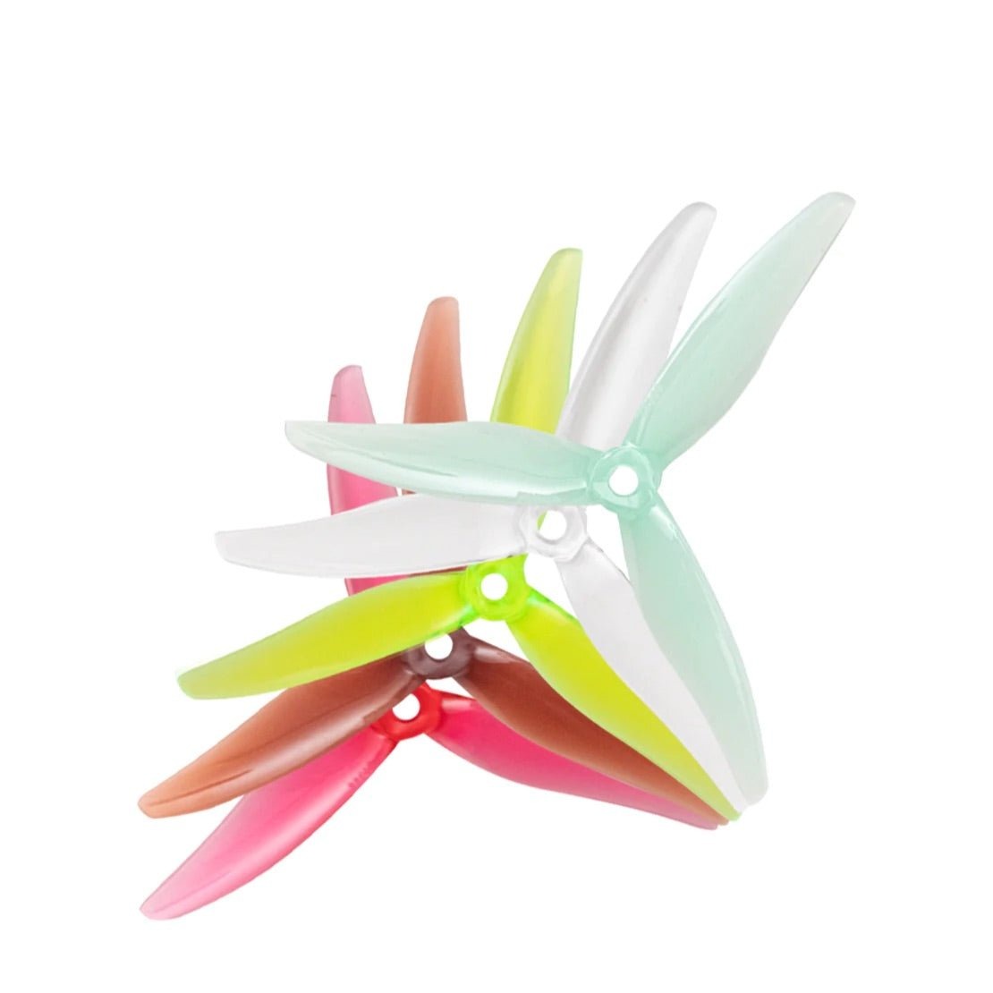 Pro-Range Hurricane MCK ReV3 51366-3 PC Tri-Blade FPV Drone Propeller - Strawberry Jam - (2CCW+2CW) - Image 3