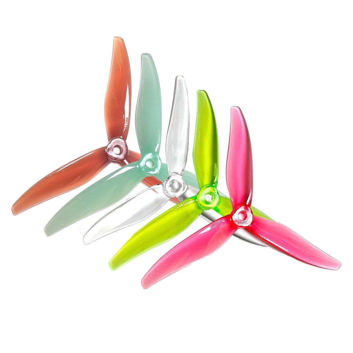 Pro-Range Hurricane MCK ReV3 51366-3 PC Tri-Blade FPV Drone Propeller - Strawberry Jam - (2CCW+2CW) - Image 4