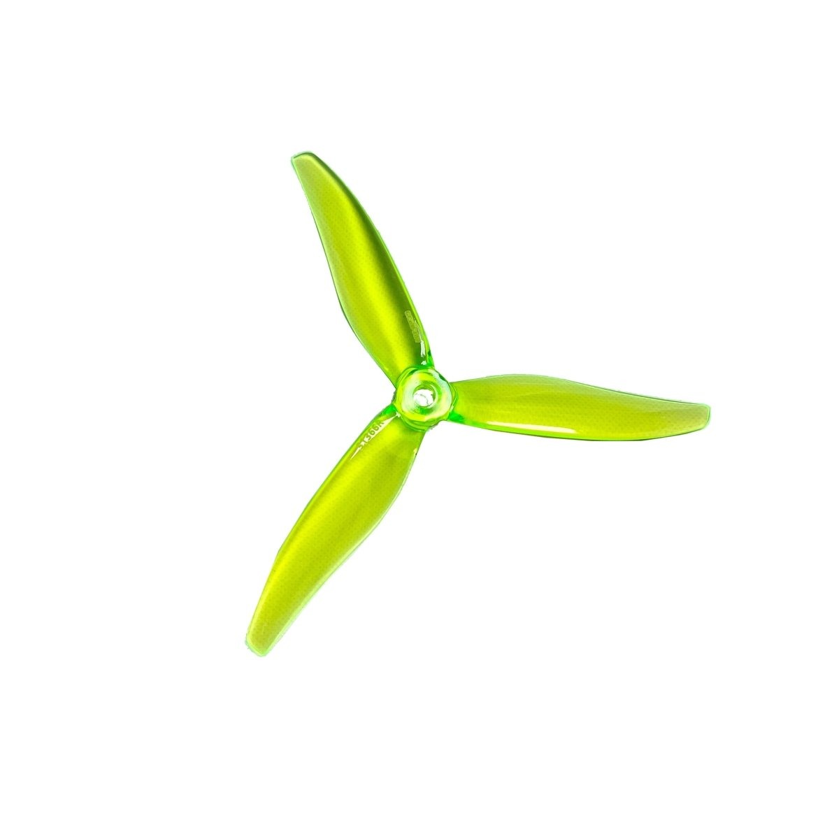 Pro-Range Hurricane MCK ReV3 51366-3 PC Tri-Blade FPV Propeller 5x2.8 - Radioactive Yellow (2CW+2CW) - Image 2
