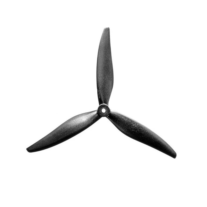 Pro-Range Propellers 1050-3 Glass Fiber Nylon Tri-Blade Propeller - 1CCW+1CW Pair - Black