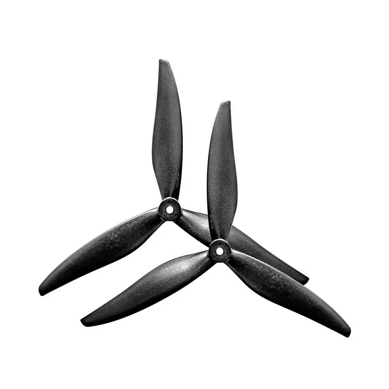 Pro-Range Propellers 1050-3 Glass Fiber Nylon Tri-Blade Propeller - 1CCW+1CW Pair - Black - Image 2