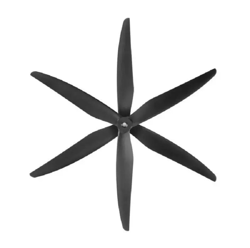 Pro-Range Propellers 1050-3 Glass Fiber Nylon Tri-Blade Propeller - 1CCW+1CW Pair - Black - Image 4