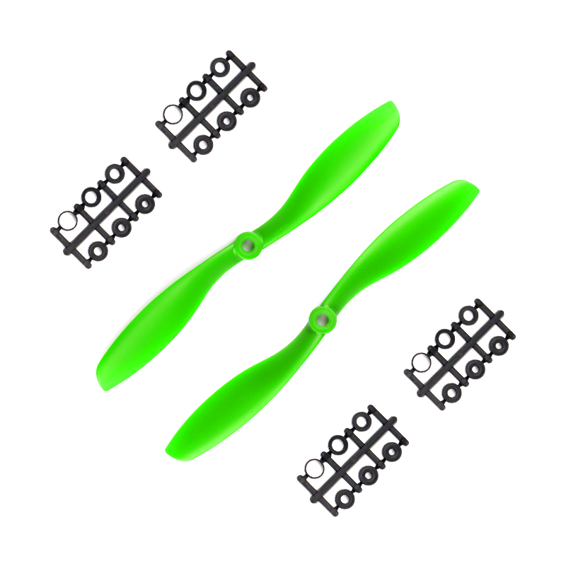 Pro-Range Propellers 8045 (8x4.5) ABS 1CW+1CCW Pair - Green - Image 2