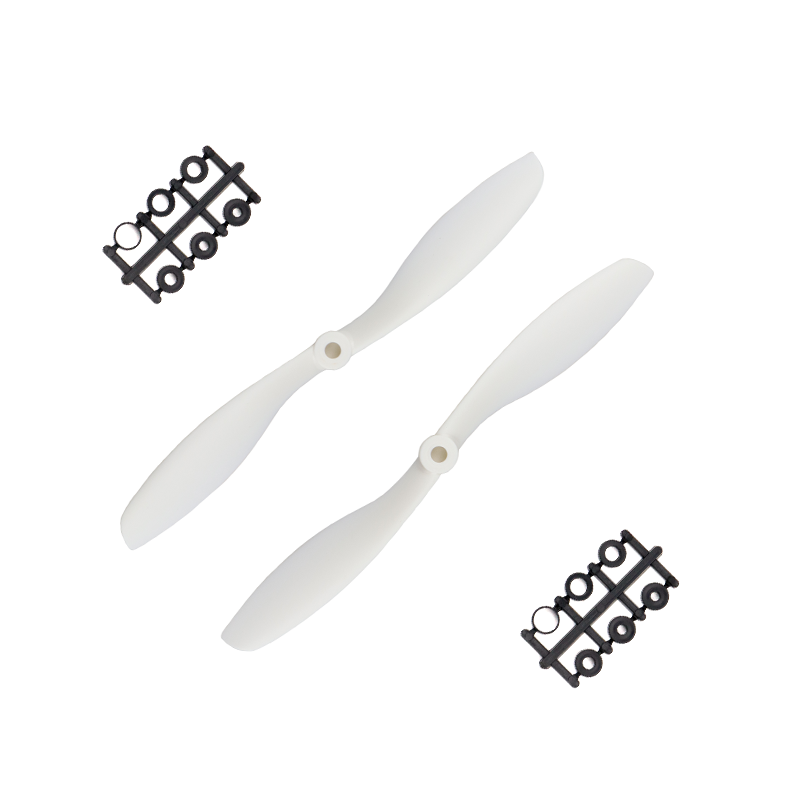 Pro-Range Propellers 8045 (8x4.5) ABS White 1CW+1CCW Pair - Image 2