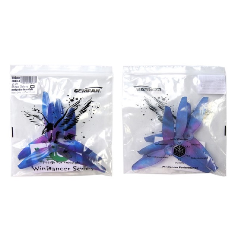 Pro-Range Windancer 5043-3 Triblade Propellers (2CW+2CCW) - Skitzo Galaxy - Image 3