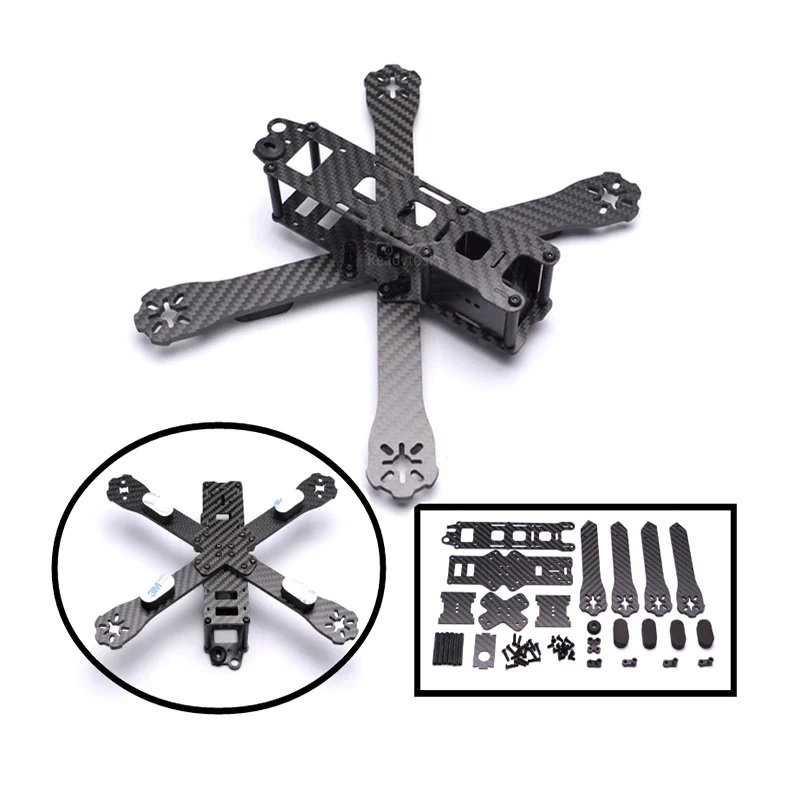 QAV-R 220mm Carbon Fiber FPV Racing Drone Frame - Image 3